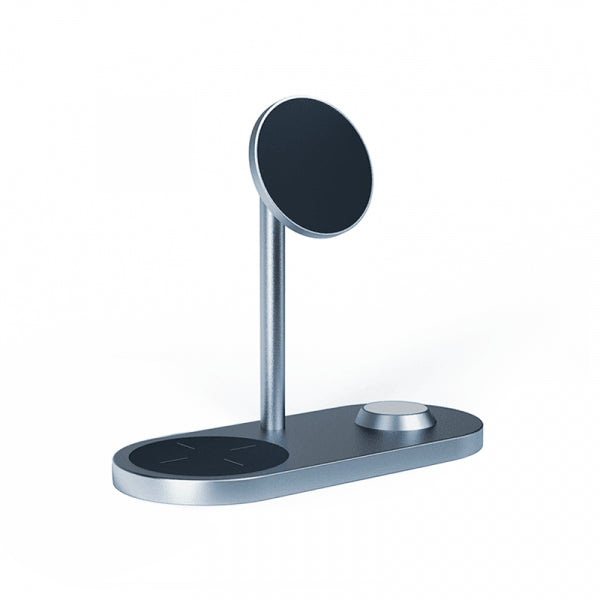 شاحن لاسلكي 15 واط WIWU Power Air X23 شاحن ثلاثي في واحد بقوة 15 واط