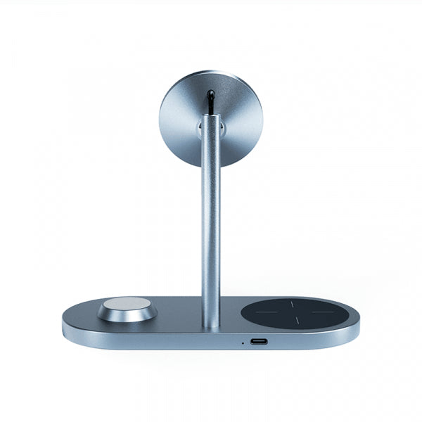 شاحن لاسلكي 15 واط WIWU Power Air X23 شاحن ثلاثي في واحد بقوة 15 واط