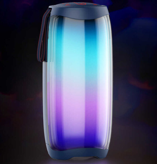 سماعة WIWU P40 لون داكن بطارية 3000mAh مع إضاءة موسيقية