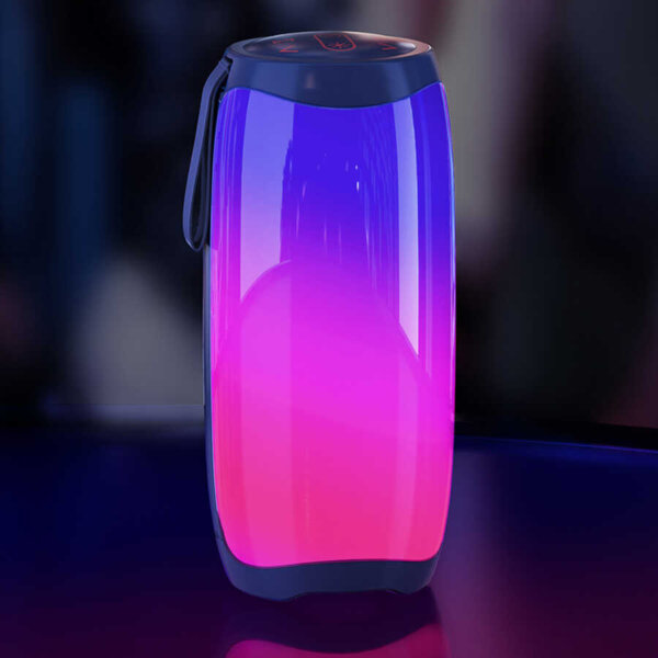 سماعة WIWU P40 لون داكن بطارية 3000mAh مع إضاءة موسيقية