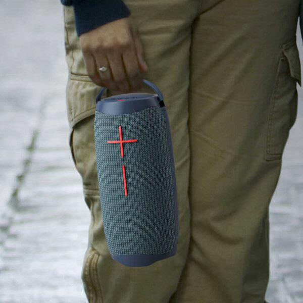 سماعة WIWU P40 لون داكن بطارية 3000mAh مع إضاءة موسيقية