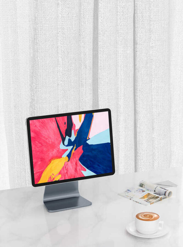 حامل لوحي مغناطيسي WIWU Hubble لـ iPad Pro 12.9 إنش - رمادي فضائي