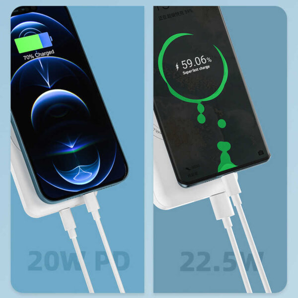 شاحن لاسلكي مغناطيسي WIWU Snap Cube 10000mAh مع مثبت احترافي وشحن سريع - حقيبة لابتوب عمودية WIWU Alpha 11 بوصة