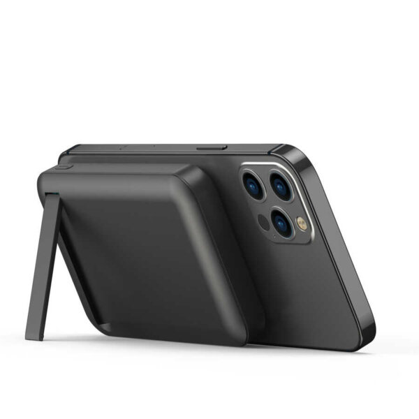 شاحن لاسلكي مغناطيسي WIWU Snap Cube 10000mAh مع مثبت احترافي وشحن سريع - حقيبة لابتوب عمودية WIWU Alpha 11 بوصة