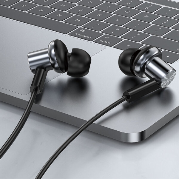 سماعة أذن سلكية WIWU EB311 بمنفذ 3.5mm جاك - أسود