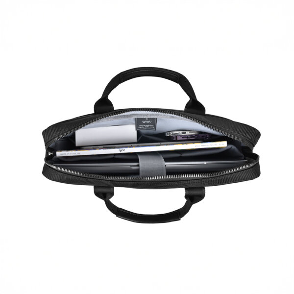 حقيبة لابتوب 14 بوصة مقاومة للماء من WIWU بحزام كتف وجيوب أمامية