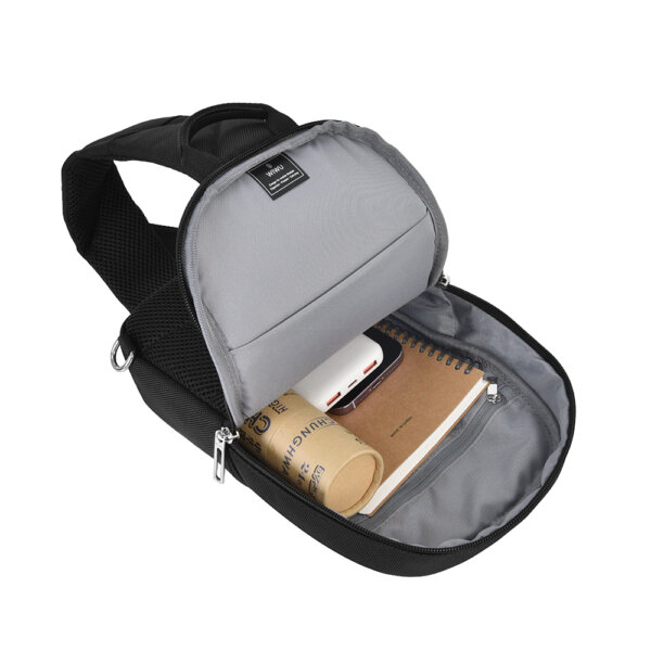 حقيبة هالي sling bag من WIWU بتصميم أنيق ومتين - اللون الأسود