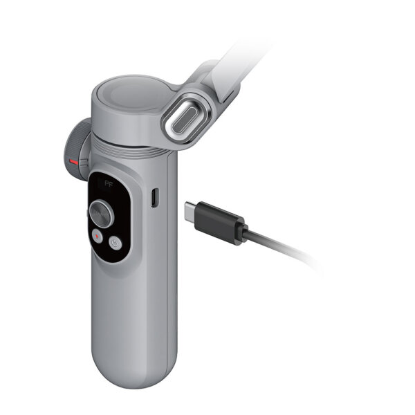 جيمبال ثلاثي المحاور WIWU Wi-SE007 مع شاشة LCD وشحن لاسلكي