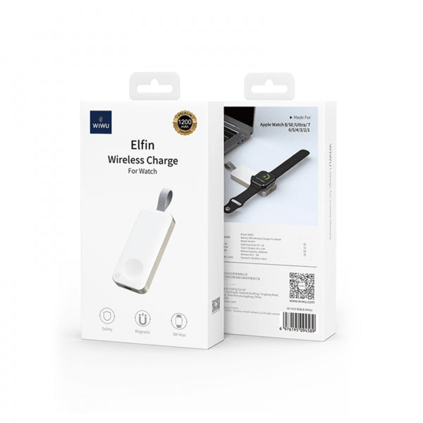 6976195094589-4.jpg شاحن ساعات Apple Watch WIWU WI-M19 شاحن لاسلكي محمول 1200mAh