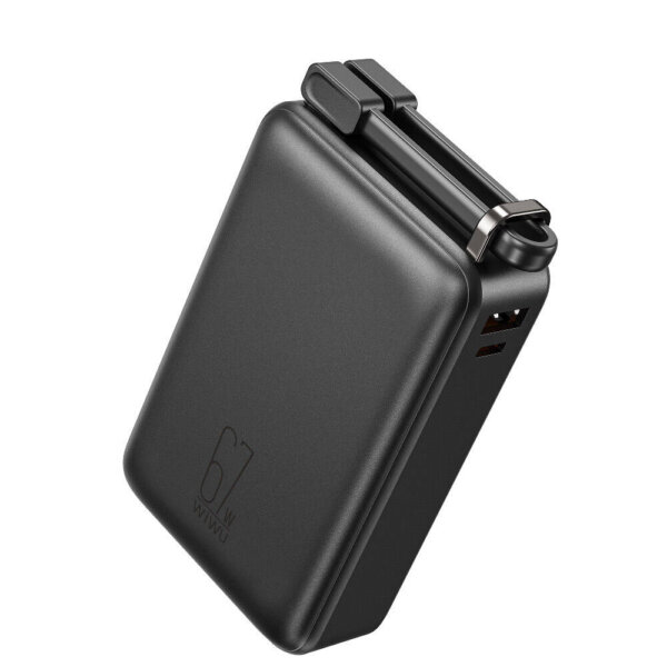 شاحن بورتنك 20000 مللي أمبير WIWU Wi-P012 بطارية قابلة للشحن بسعة 20000mAh وسرعة شحن 67W