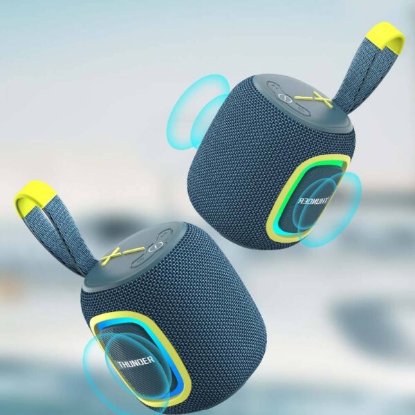 سماعات بلوتوث WIWU Sounder Speaker P25 بطارية 1500mAh وتقنية Bluetooth V5.3 للتشغيل 4-6 ساعات