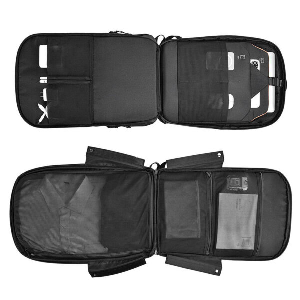 حقيبة ظهر warriors pro max بسعة 30 لتر من النايلون - اللون الأسود