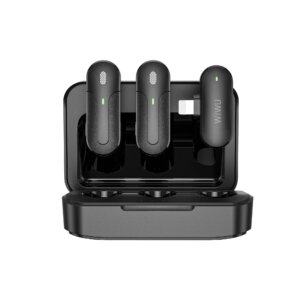 ميكروفون لاسلكي صغير WIWU Wi-WM002 مع شاحن 450mAh ومتقاطع TYPE-C/Lightning