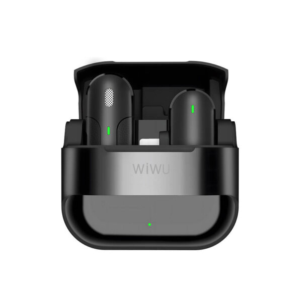 ميكروفون لاسلكي صغير WIWU Wi-WM001 بطارية 450mAh مع حقيبة شحن