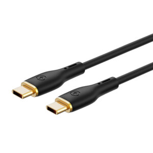 كابل شحن سريع WIWU Wi-C018 Type-C إلى Type-C 100W - أسود/أبيض