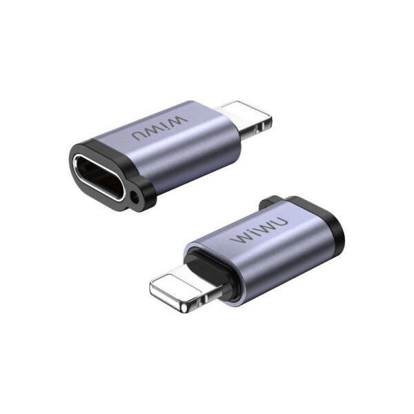محول USB-C متعدد الوظائف من WIWU - حزمة محولات 3 في 1 لـ USB-C إلى USB-A و Micro USB و Lightning