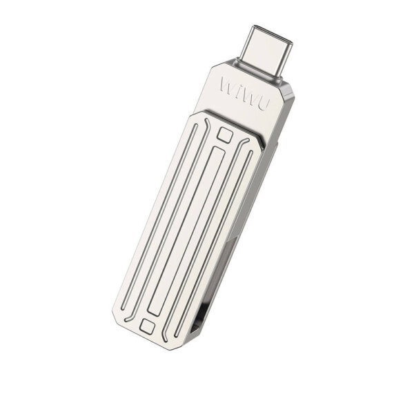 USB فلاش درايف 3 في 1 بسعة 256 جيجابايت - WIWU FD001