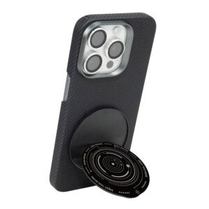 حلقة مغناطيسية متعددة الاستخدامات WIWU B2 للهاتف الأسود