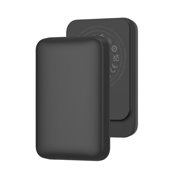 شاحن محمول 5000 مللي أمبير WIWU Wi-P037 مع شحن لاسلكي 15W وشاشة LED - حقيبة لابتوب عمودية WIWU Alpha 11 بوصة