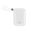 شاحن بطارية محمول WIWU Wi-P042 سعة 10000mAh مع كابلات Type-C و Lightning مدمجة - حقيبة لابتوب عمودية WIWU Alpha 11 بوصة
