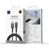 كابل شاحن سريع WIWU StarLink Wi-C042E A-C USB-A إلى Type-C 2.4A 1متر أسود