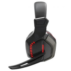 سماعة ألعاب سلكية WIWU Thunder Gaming GTD-01 ب.microphone قابلة للتدوير وتحكم مستقل في الصوت 2.3متر كابل مغزول - أسود وأحمر