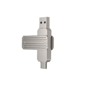 فلاش ميموري USB 3.2 WIWU Infinite 2in1 بسعة 64GB - فضي