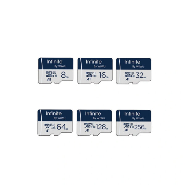 بطاقة ذاكرة فلاش عالية السرعة WIWU Infini Series 64GB MicroSD U3 C10