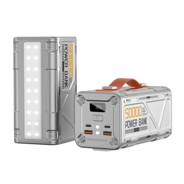 شاحن محمول WIWU Armor Power Bank 50000 مللي أمبير - حقيبة لابتوب عمودية WIWU Alpha 11 بوصة