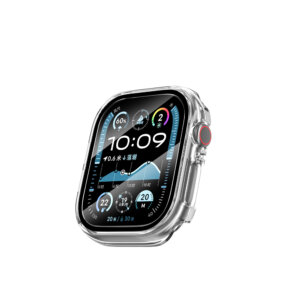 حافظة ساعة JD-108 شفافة 2 في 1 مع غطاء وفيلم حماية متكاملة