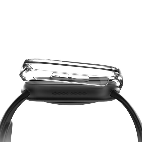 حافظة ساعة JD-108 شفافة 2 في 1 مع غطاء وفيلم حماية متكاملة