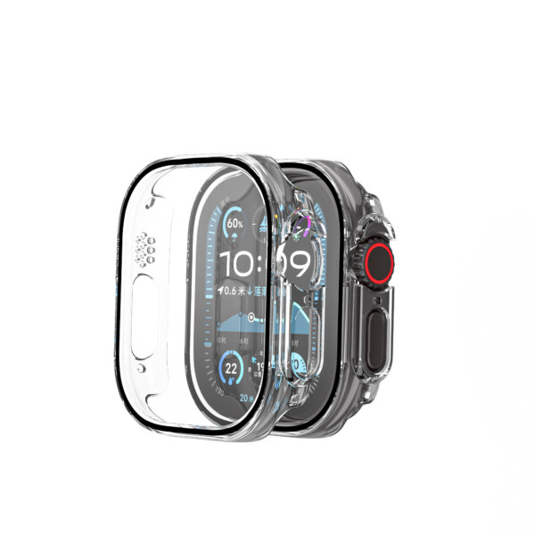 6977703651379-1.jpg حالة حماية ساعة JD-108 WIWU 2 في 1 مع غطاء وفيلم شفاف 49MM