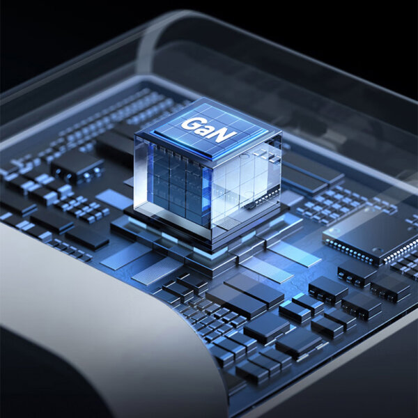 شاحن سريع 65 واط WIWU Essen GaN بمنفذ USB-A وUSB-C مزدوج لشحن سريع
