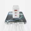 شاحن سريع 65 واط WIWU Essen GaN بمنفذ USB-A وUSB-C مزدوج لشحن سريع