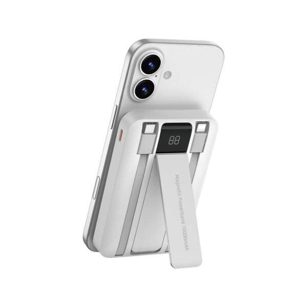 شاحن بطارية خارجي 10000 مللي أمبير WIWU Duke Power Bank 22.5W - حقيبة لابتوب عمودية WIWU Alpha 11 بوصة