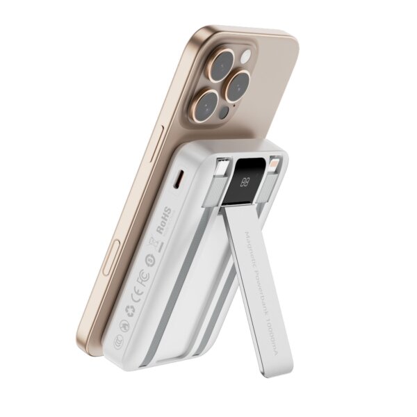 شاحن بطارية خارجي 10000 مللي أمبير WIWU Duke Power Bank 22.5W - حقيبة لابتوب عمودية WIWU Alpha 11 بوصة