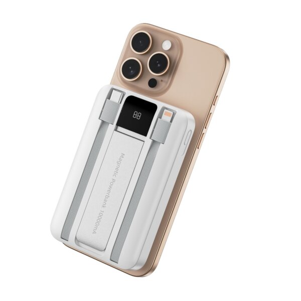 شاحن بطارية خارجي 10000 مللي أمبير WIWU Duke Power Bank 22.5W - حقيبة لابتوب عمودية WIWU Alpha 11 بوصة