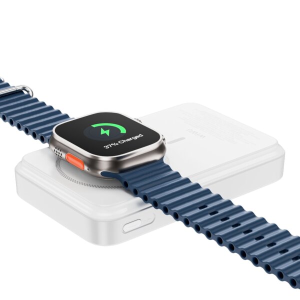 شاحن بطارية خارجي 10000 مللي أمبير WIWU Duke Power Bank 22.5W - حقيبة لابتوب عمودية WIWU Alpha 11 بوصة