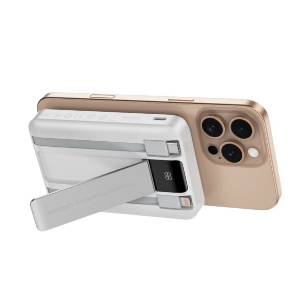 شاحن بطارية خارجي 10000 مللي أمبير WIWU Duke Power Bank 22.5W - حقيبة لابتوب عمودية WIWU Alpha 11 بوصة