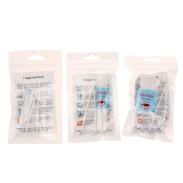 معجون راتنج لتشكيل سن مؤقت (Moldable False Teeth) حبيبات ريزن قابلة للتشكيل