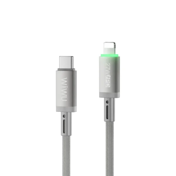 كابل مغناطيسي USB-C إلى iP بقدرة 27 واط من WIWU - طول 1 متر