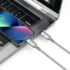 كابل مغناطيسي USB-C إلى iP بقدرة 27 واط من WIWU - طول 1 متر