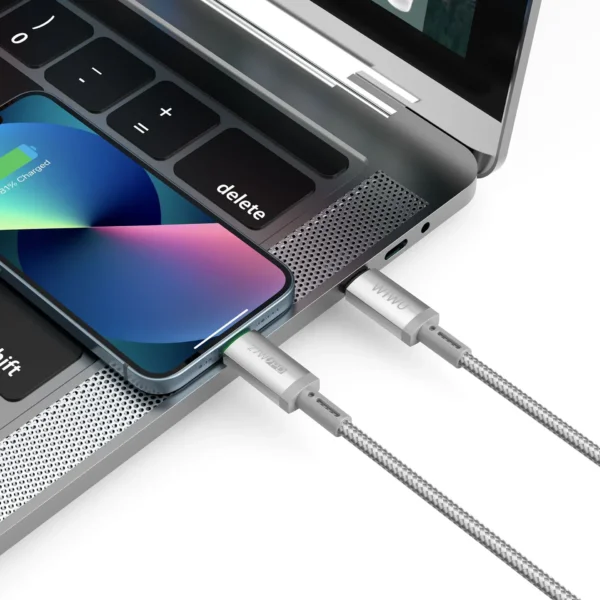 كابل مغناطيسي USB-C إلى iP بقدرة 27 واط من WIWU - طول 1 متر