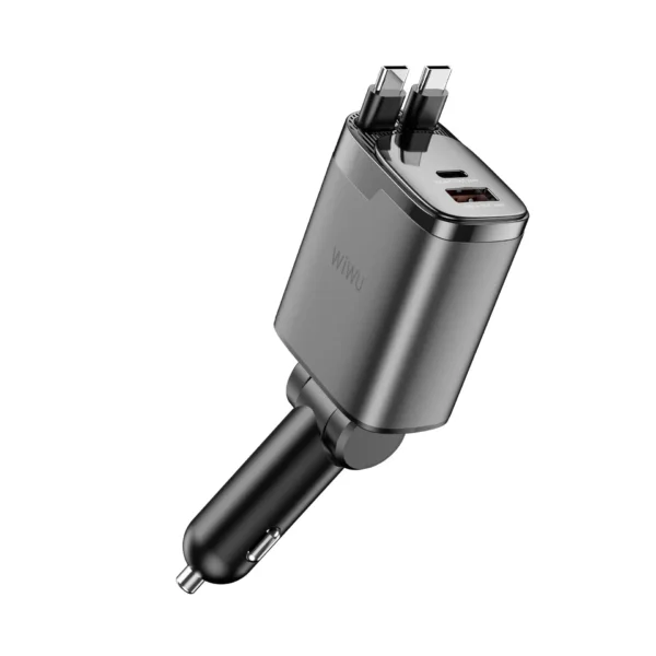 شاحن سيارة سريع USB بقدرة 111 واط من WIWU - شاحن سيارة سريع USB