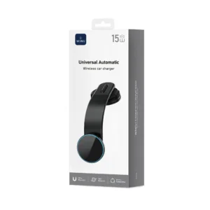 شاحن سيارة لاسلكي 15 واط WIWU CH-327 بشاشة مغناطيسية قابلة للطي