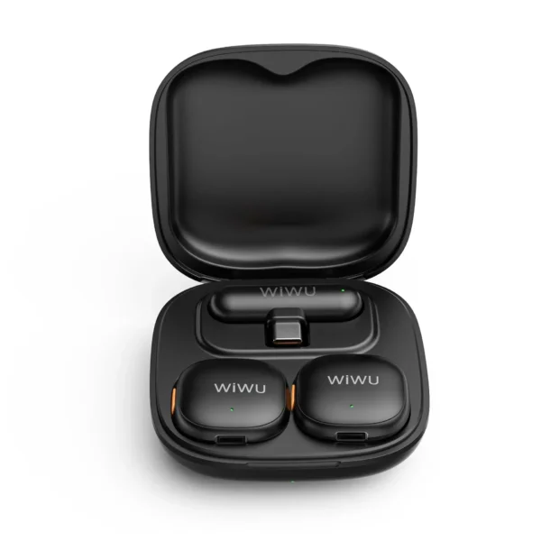 ميكروفون لاسلكي مزدوج WIWU Wi-WM006 مع إلغاء الضوضاء التكيفي