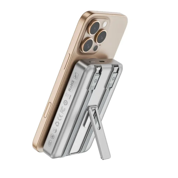 شاحن بطارية خارجي WIWU Elite Power Bank Wi-P056 10000mAh - حقيبة لابتوب عمودية WIWU Alpha 11 بوصة