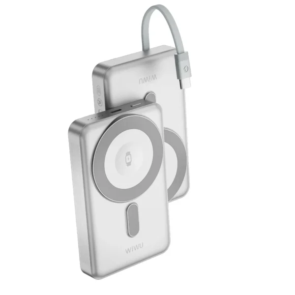 شاحن بطارية خارجي WIWU Elite Power Bank Wi-P056 10000mAh - حقيبة لابتوب عمودية WIWU Alpha 11 بوصة