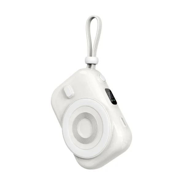 بنك طاقة لاسلكي مغناطيسي WIWU Wi-P041 سعة 9600mAh مع كابل Type-C مدمج - حقيبة لابتوب عمودية WIWU Alpha 11 بوصة