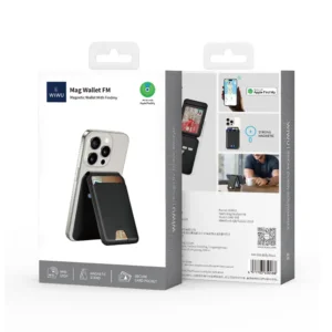 محفظة مغناطيسية للهاتف WIWU Mag Wallet FM MW-005 - حقيبة لابتوب عمودية WIWU Alpha 11 بوصة